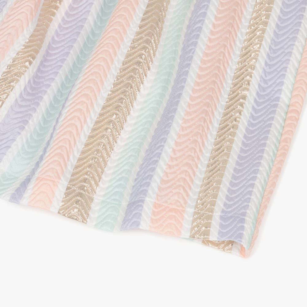 Angel's Face-Girls Multicoloured Stripe Jacquard Dress | Childrensalon