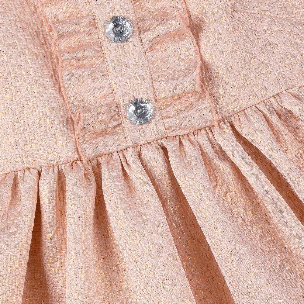 Angel's Face-Girls Pink Jacquard Dress | Childrensalon