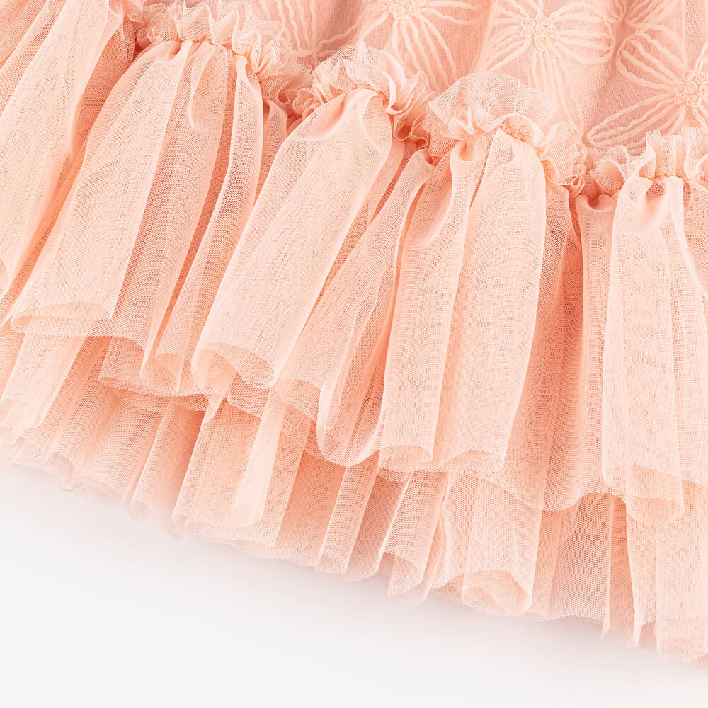 Angel's Face-Girls Pink Tulle Daisy Dress | Childrensalon