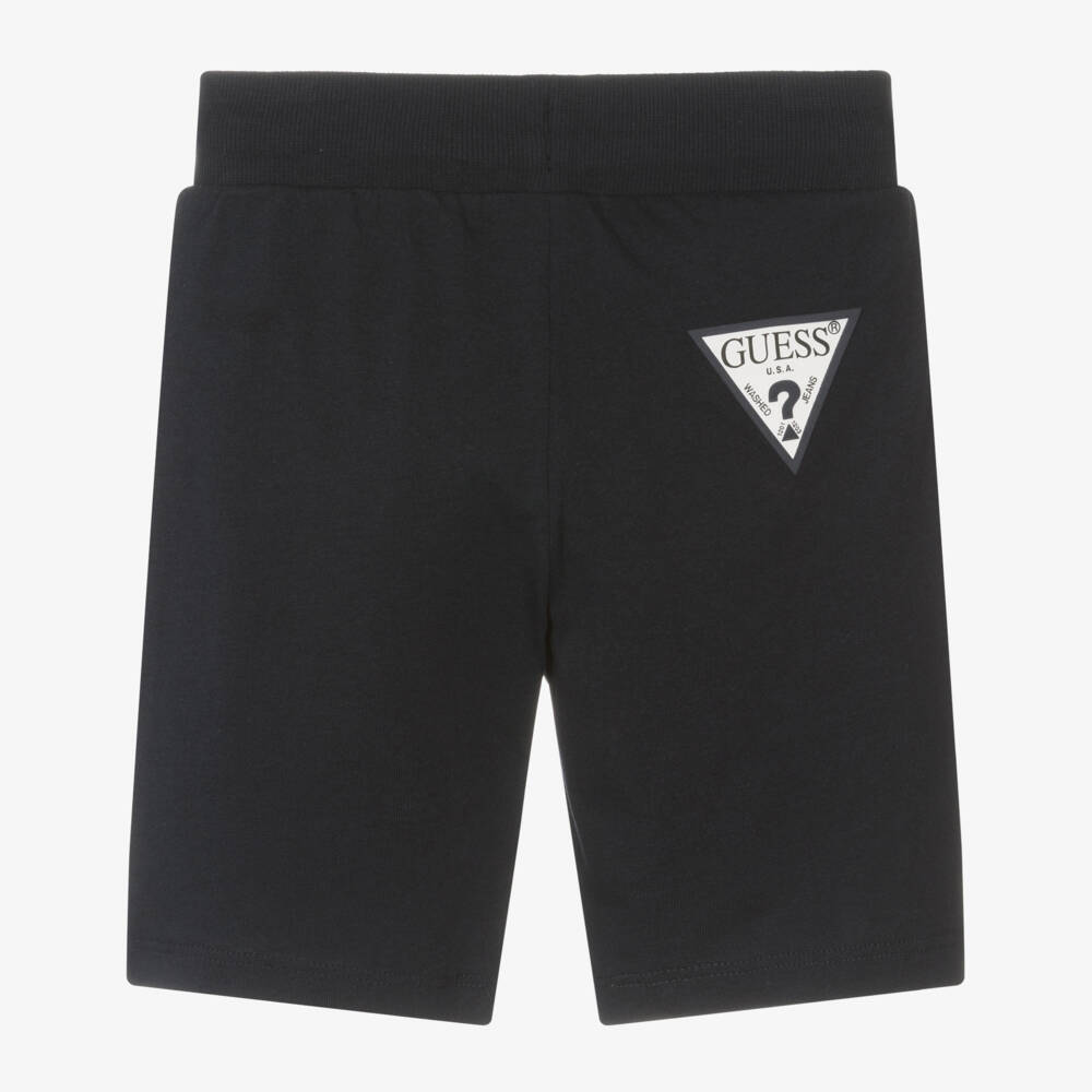 Guess-Boys Blue Cotton Tie-Dye Shorts Set | Childrensalon