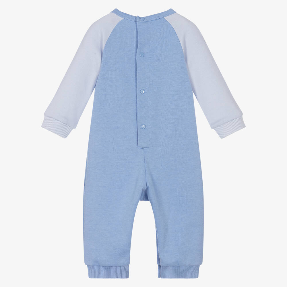 KENZO KIDS-Baby Boys Blue Tiger Cotton Romper | Childrensalon